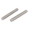 Sourcingmap M6 x 45mm Male Threaded 304 Stainless Steel Rod