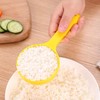 2Pcs Yellow Rice Paddle Scoop Mold for Rice Ball Making,