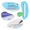 Kores - Geometry Set in Assorted Colours - GEO30 Protractor,