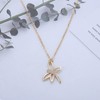 Cimenexe Bohemian Crystal Dragonfly Choker Necklace Gold Dragonfly Pendant Necklace