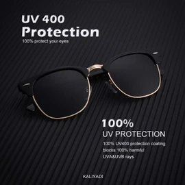 KALIYADI Sunglasses for Men Women Driving Fishing Polarized Sun glasses UV Blocking