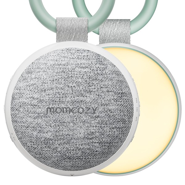 Momcozy Portable Sound Machine with Night Light, White Noise Sound