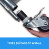 3" Casters for Stainless Steel Work Table | Wheels for