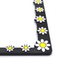 DAISY License Plate Frame, 3D Floral Pattern, Matte, License Frame,