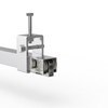 4 Wheel Light Duty Trolley Assembly for All 1-5/8" or
