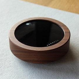 "DIGITAL DIAL TIMER" LED Lighted Wood Dial Timer Kitchen Timer (Walnut)