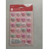 American Greetings 48 Puffy Conversation Heart Stickers with assorted sayings