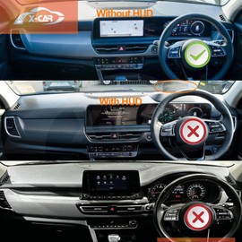 X-CAR Dash Mat for Kia Seltos 2022-2025 Non-Slip Microfiber Pad Cover Interior Accessories