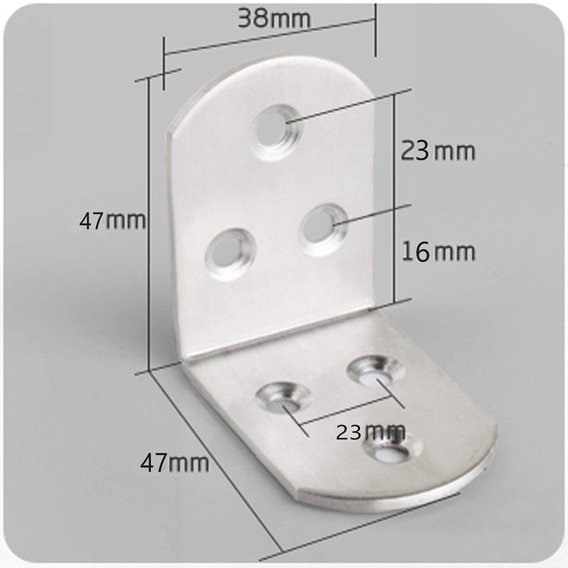 Angle Brackets, Tiberham 90 Degree Right Angle Corner Bracket, 47