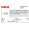 Gewiss Plastic Enclosure GW44208