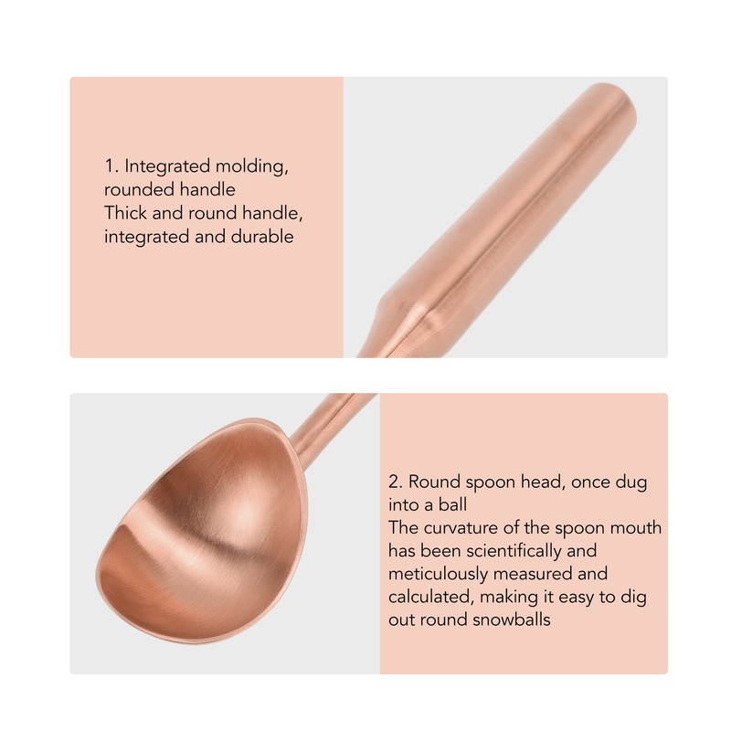 304 Stainless Steel Ice Cream Scoop Long Handle Fruit Ice