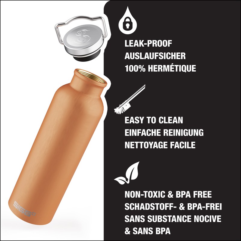 Sigg - Metal Water Bottle - Original - Made in