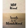 Corn Shape, Unfinished Wood Wall Hanging 6" Shape, DIY MDF