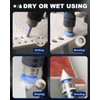 Diamond Tile Hole Saw Kit - 11Pcs 1/4'', 5/16'', 3/8",