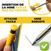 Dromme Professional Construction Site Pencil [+ 7 Leads Multi Holder