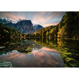 Ravensburger Puzzle 12000610 - Natural Jewel Piburger See - 1000 Pieces Puzzle for Adults and Children from 14 Years, Puzzle with Landscape and Nature