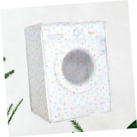 Mipcase Peva Washing Machine Cover Dustproof Protector Beautiful Floral Design Fits Standard Machines for Home Use