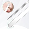 3 Pcs Metal Makeup Spatula Applicator Foundation Spatula Kit Stainless
