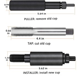 YMT for 6.0L/6.4L Powerstroke Fuel Injector Sleeve/Cup Remove & Install Kits Suitable for All Ford 6.0L & 6.4L Engines 2003-2010