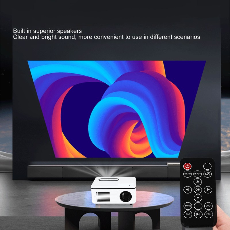 Home Projector Professional High Resolution HD 1080P LED Portable Movie