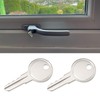 Micro Traders 5Pcs UPVC Window Handle Key Compatible with Securistyle
