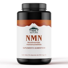 NMN 500 mg - Nicotinamida Mononucleótido- Suplemento Alimenticio - 30 Cápsulas – Sin Azúcar ni Sodio - Vitamina B3 - Compatible con NAD+