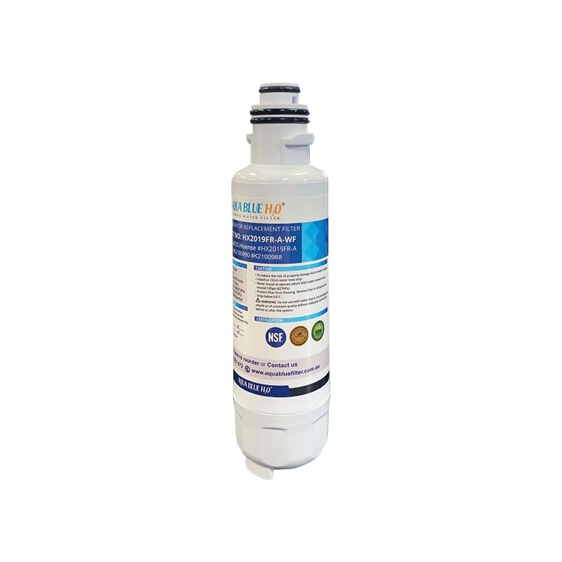 (3 Pack) Aqua Blue H20 Premium Hisense Fridge Filter K2100990