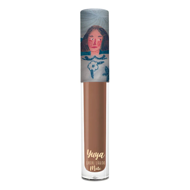Labial Líquido Mate Yuya Eco - Nude Delicado Larga Duración