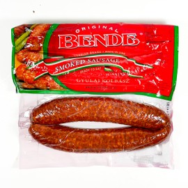 Bende Original Hungarian Brand Smoked Sausage Mild 2 Pack