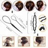 25 Piezas Kit de Herramientas para peinar el cabello,kit de