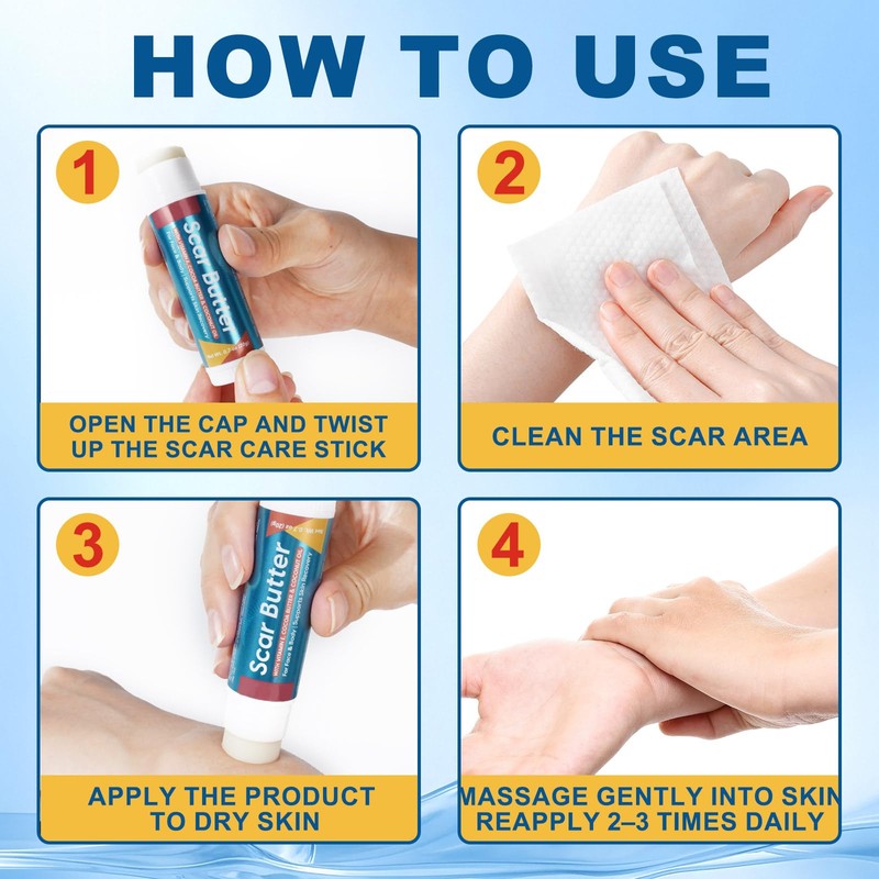 Scar Butter Stick with Vitamin E, Cocoa Butter & Coconut