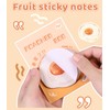 TOTUUYO 8 Style Fruit Shaped Cute Sticky Notes Watercolor Vegetable