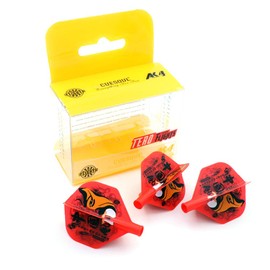 CUESOUL TERO AK4 Dart Flights Forma estándar, diseño de ópera de Pekín, juego de 3 piezas