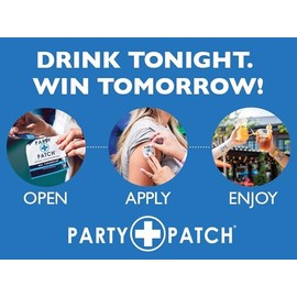 Zero Calories, Water-Resistant Recovery Patch for Parties and Nights Out - 5 Pack