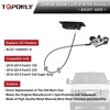 TQPONLY Lower Door Latch with Handle Assembly,Compatible with 2010-2014 Ford