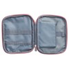 Storage Bag Waterproof Oxford Cloth Pink Lily Portable Household Daily