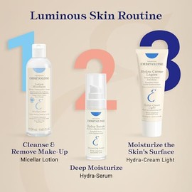 Embryolisse Hydra-Cream - Hidratante ligero, crema refrescante en gel con cido hialurnico y extracto de lirio de agua blanca, para piel normal a...   