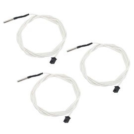 Toaiot 3D Printer Parts Upgrade HT-NTC100K Thermistor Sensor High Temperature +300 Degrees for Reprap CR10 Ender Aneti A8 Monopri Maker Pro Hot End Heater Block - 3Pcs