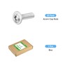 sourcing map 25Pcs M6-1x20mm Flanged Button Head Socket Cap Screws,