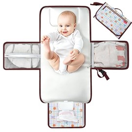 Lekebaby Portable Nappy Changing Mat Travel Baby Change Mat