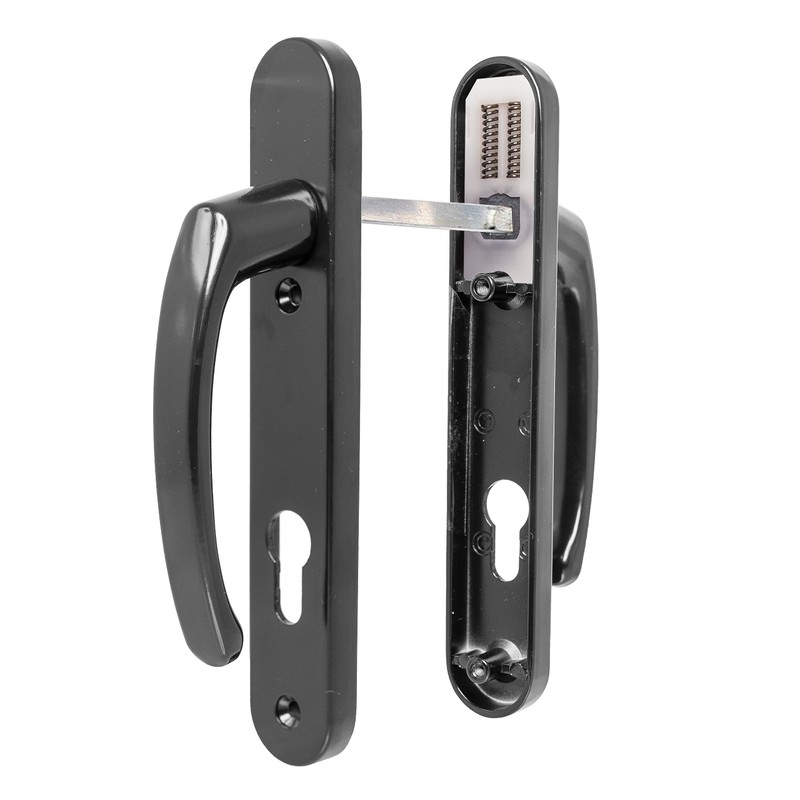 TSS UPVC Door Handle Set in Anthracite Grey, 92mm PZ