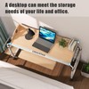 Cbhfmljd Over Bed Table, Rolling Desk Height Adjustable Portable Desk