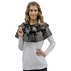 Luxurious 2 Pack Faux Fur Caplet Shawls
