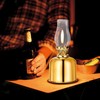 Vegena Lampada a Petrolio, Lanterna in Metallo e Vetro, Antivento,