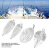 Baxnore 4 PCS Fishing Sinking Float Set, Wear-Resistant Submerged Bobbers,
