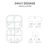 Travel Pill Box,STORICANS Portable Weekly Daily Pill Organiser Small Tablet