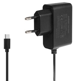 Aukru 5.1V 3A Charger USB-C Power Supply with USB TypeC Connector for Raspberry Pi 4 Model B