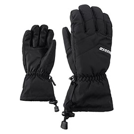 Ziener Children's Lett AS Glove Junior Ski Gloves, Winter Sports | Waterproof, Breathable, black, 7