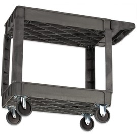 Carlisle FoodService Products UC401823 Bin Top Utility / Service Cart, 500 Pound Capacity, 40" x 17" x 33 Inch (L x W x H), Gray