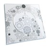 5 Pcs Clear Acrylic Coasters with Insert for Cocktail Napkins,